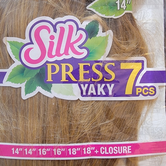 Que Mastermix Malaysian Silk Press Yaki 7PCS - Color: OT ASH BLOND - Picture 2 of 10